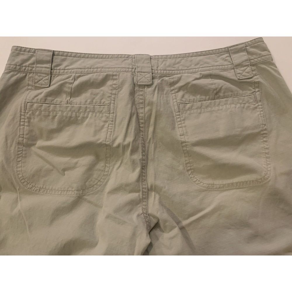 Columbia Women Khaki Cargo Roll Up Hiking Pants Size 12 AL 8487 Tan Straight Leg - Picture 6 of 6
